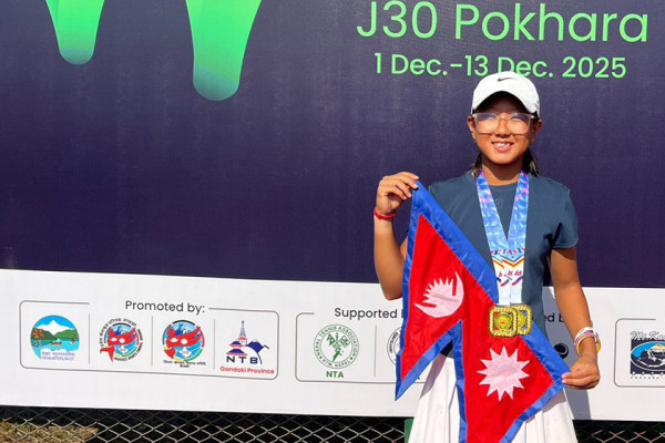 ग्रान्ड स्लाम खेल्दै शिभाली